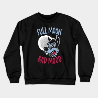 Full Moon Bad Mood (dark) Crewneck Sweatshirt